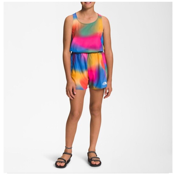 NWT The North Face Girls’ Amphibious Romper Multicolor - Picture 7 of 16